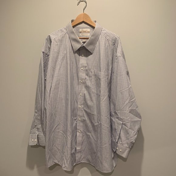 Roundtree & Yorke Other - Roundtree & Yorke Gold Label Button Up Shirt, Plaid, 20 34/35